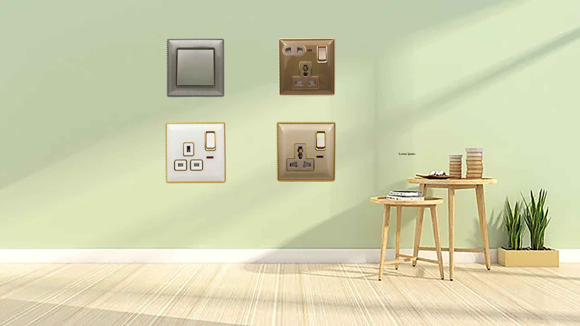 G60 Series wall switch socket