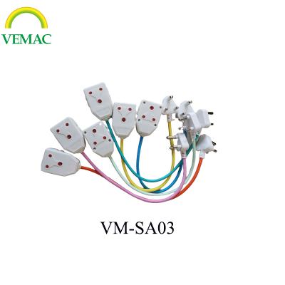 VM-SA03 2 way outlet south africa extension cord